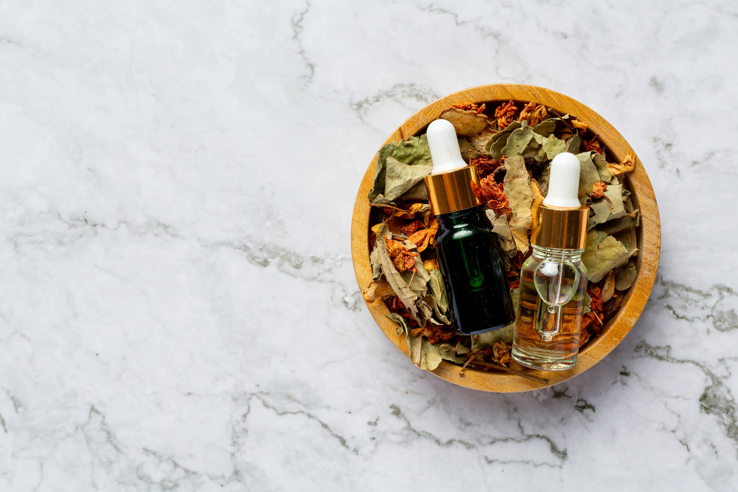 almacenamiento de los aceites esenciales